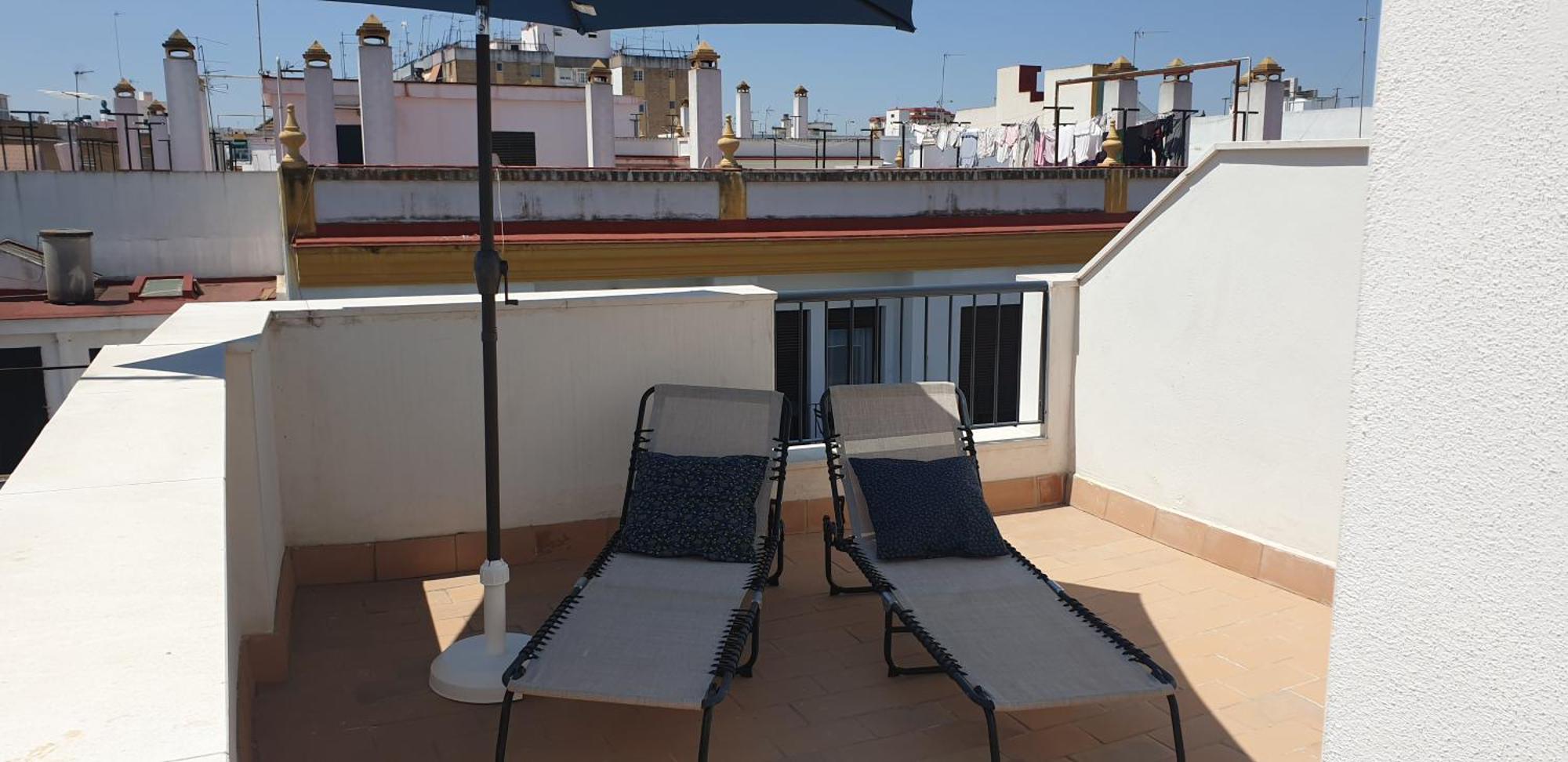 Apartamento Atico Aire De Triana Sevilla Exterior foto